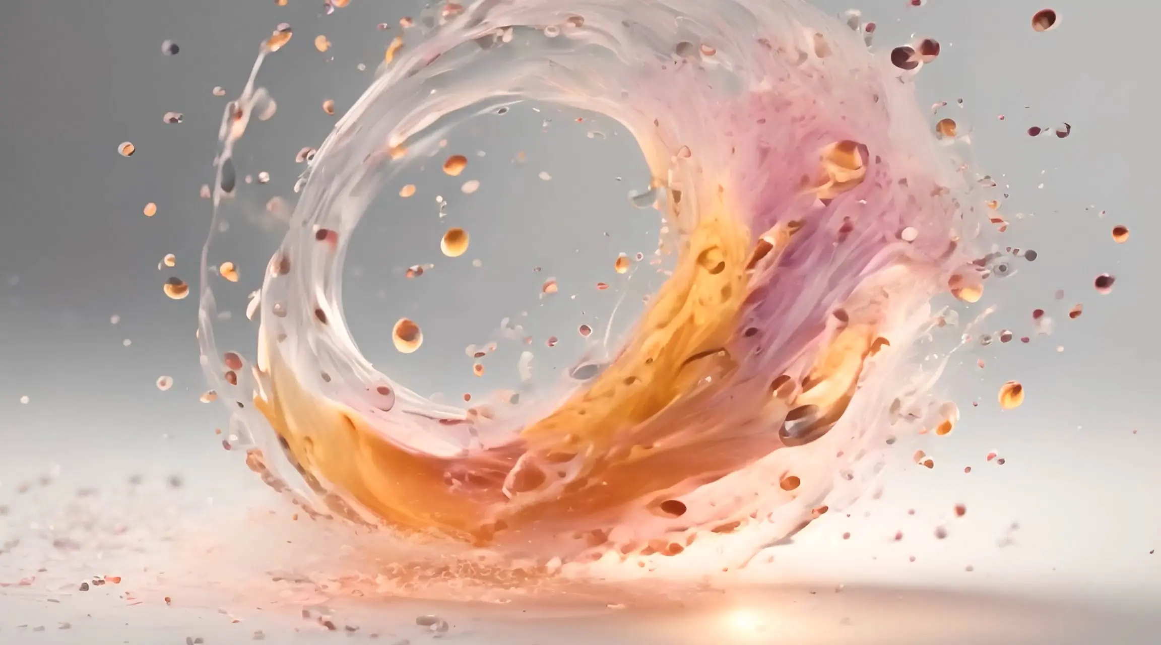 Soft Hue Vortex Serene Liquid Motion Video